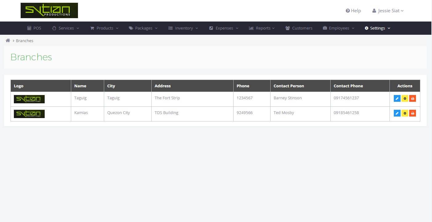 Multi-Branch Support in ZenSoft