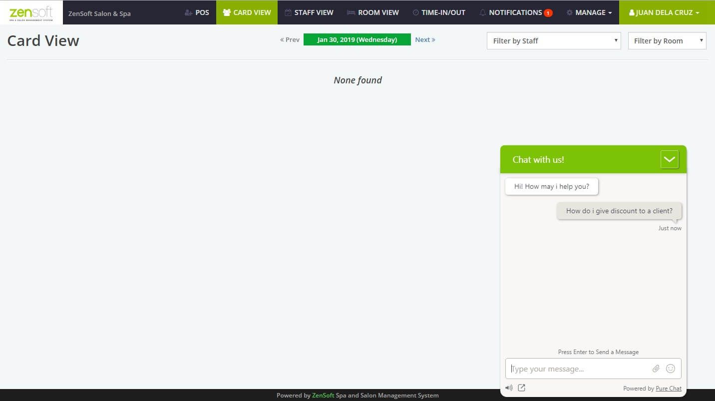 Technical Support in ZenSoft
