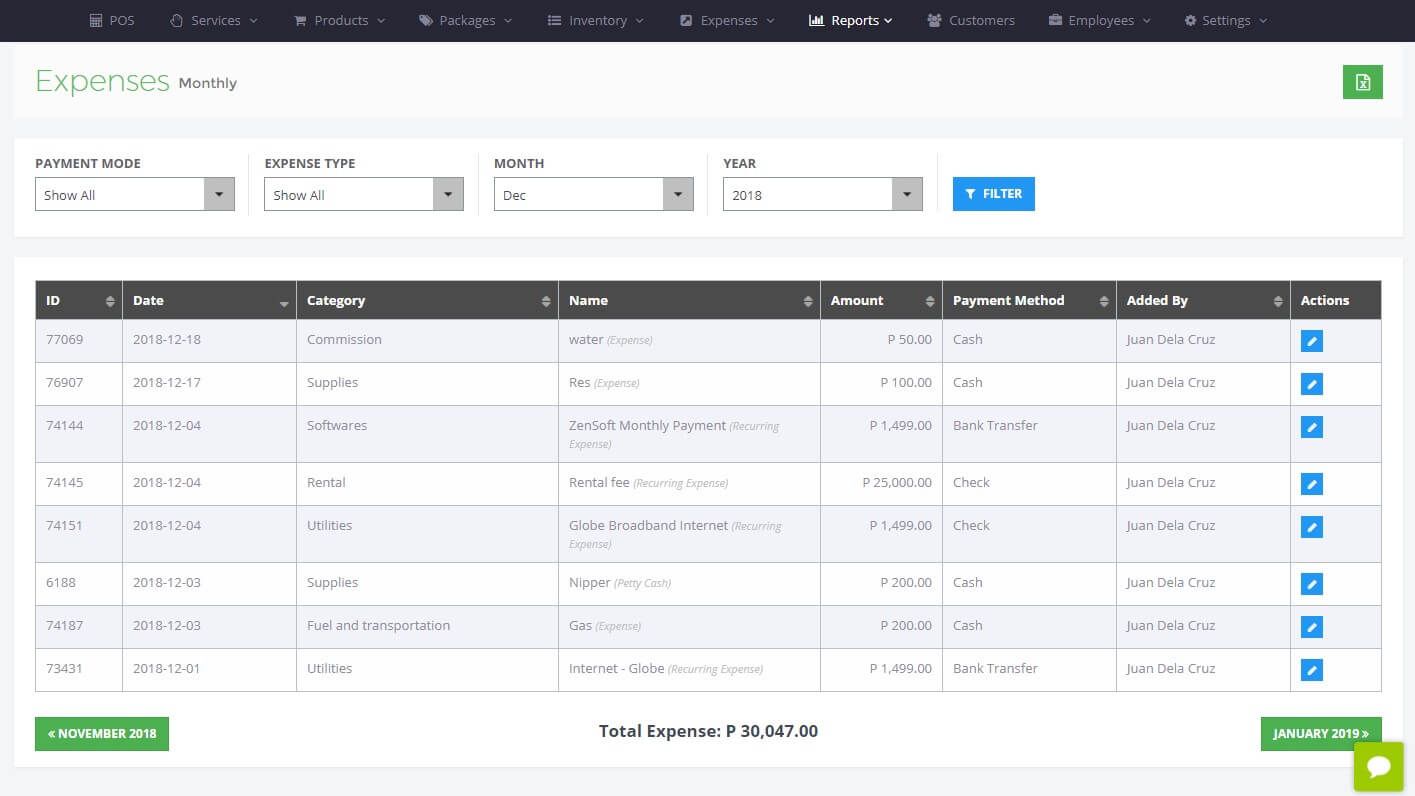 Petty Cash Expense Tracking in ZenSoft