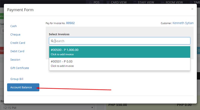 Account Balance