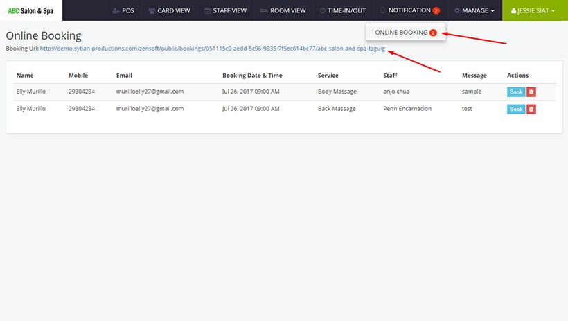 Booking Url Add (1 of 2)