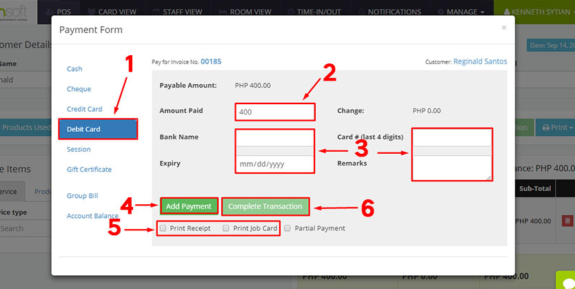 Debit Card Payments