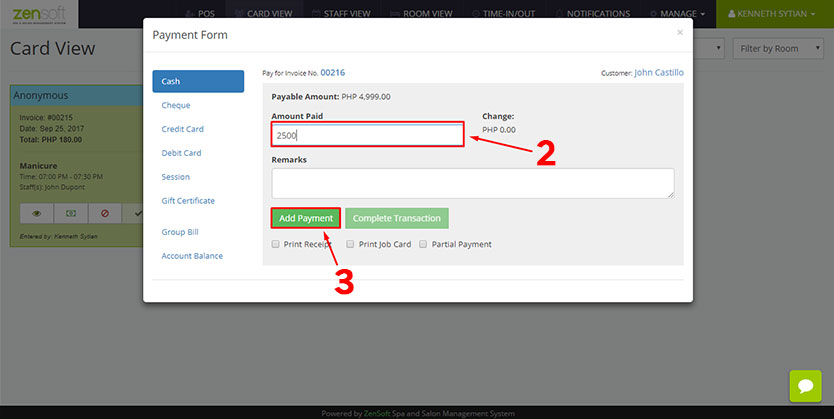 Partial Payments (3 of 4)