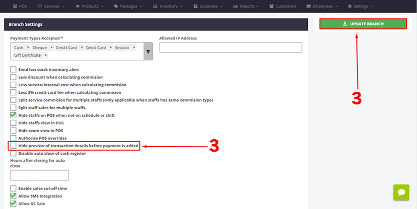Preview Payment Form
