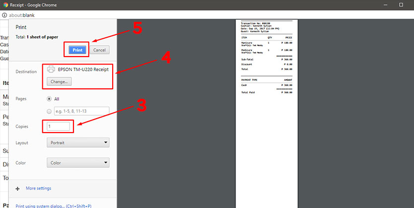 Print Receipts And Job Card (5 of 5)
