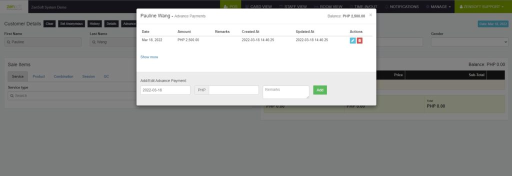 Advance Payment 01